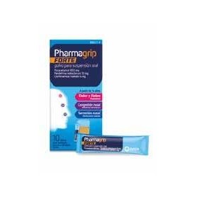 PHARMAGRIP FORTE CONGESTION Y SECRECION NASAL POLVO PARA SUSPENSION ORAL, 10 SOBRES